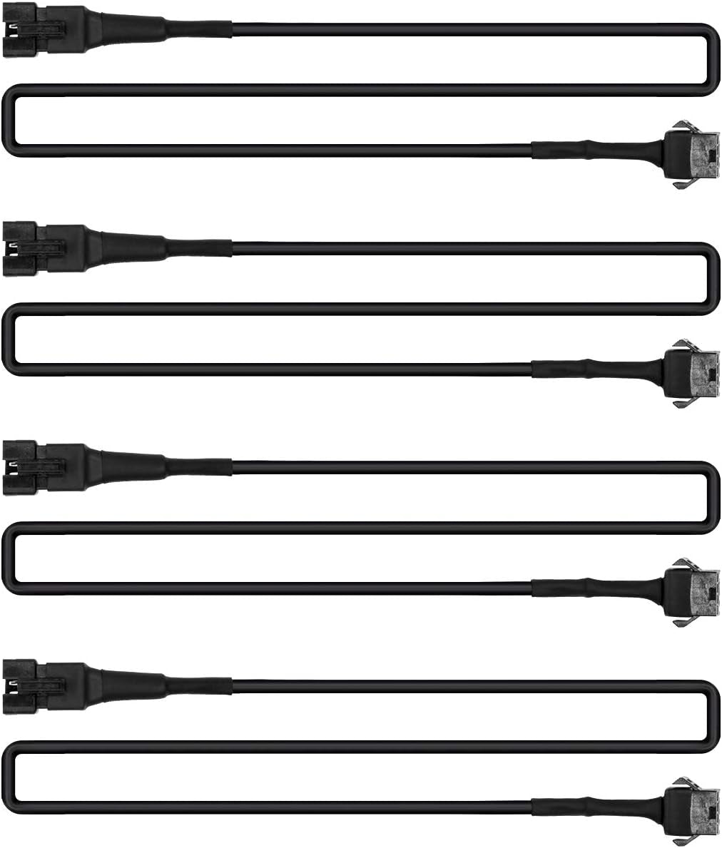 4 PCS 47 Inch Extension Cables for Use with LED Rock Lights, RGB NEON Accent Kits for LED Motorcycle ATV, SUV Car Light Multi-Color Neon Strip (4Pcs)