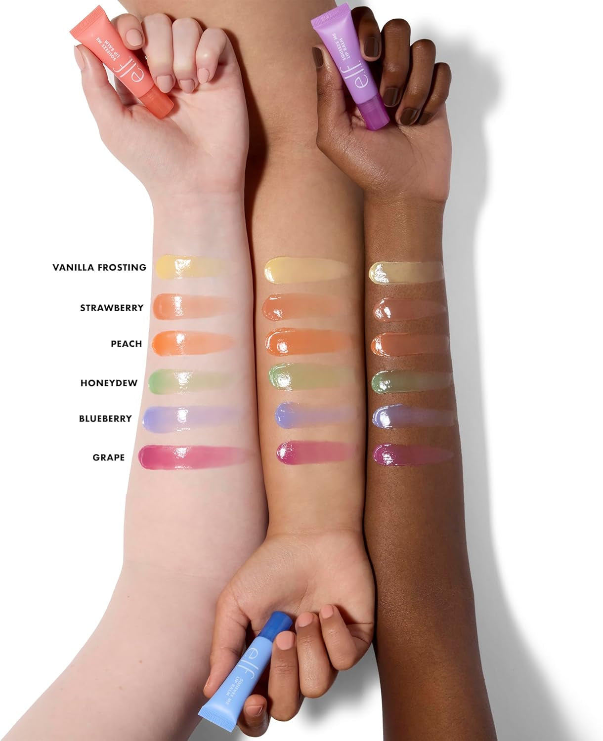 Squeeze Me Lip Balm, Moisturising Lip Balm for a Sheer Tint of Colour, Infused with Hyaluronic Acid, Vegan & Cruelty-Free, Grape