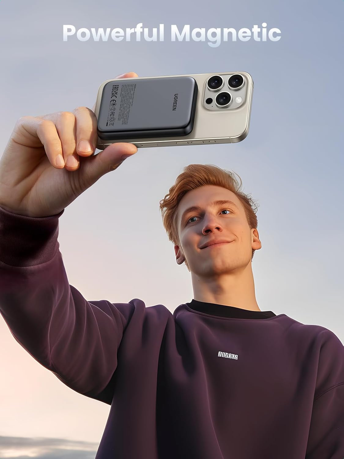 Nexode Magnetic Wireless Power Bank Fast Charging, 10000Mah Magsafe-Compatible Portable Charger PD 20W USB-C Battery Pack Compatible with Iphone Air/17/16/15/14/13/12 Plus/Pro/Pro Max/Mini