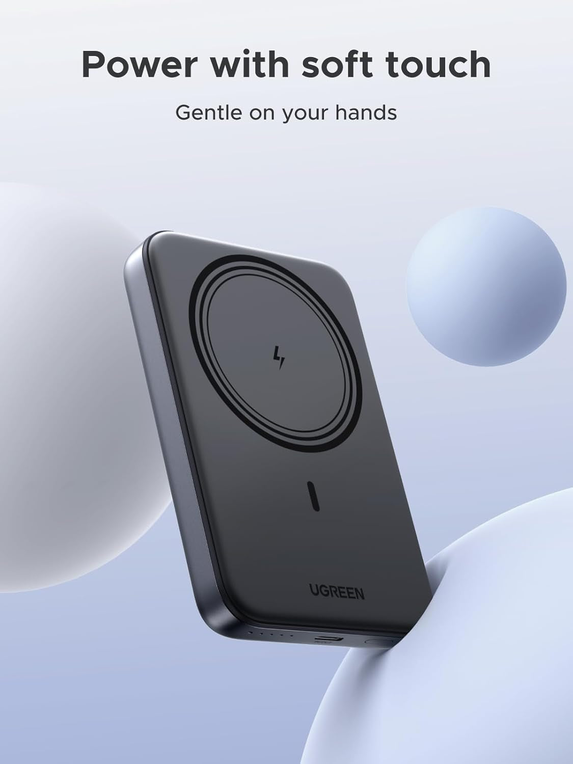 Nexode Magnetic Wireless Power Bank Fast Charging, 10000Mah Magsafe-Compatible Portable Charger PD 20W USB-C Battery Pack Compatible with Iphone Air/17/16/15/14/13/12 Plus/Pro/Pro Max/Mini