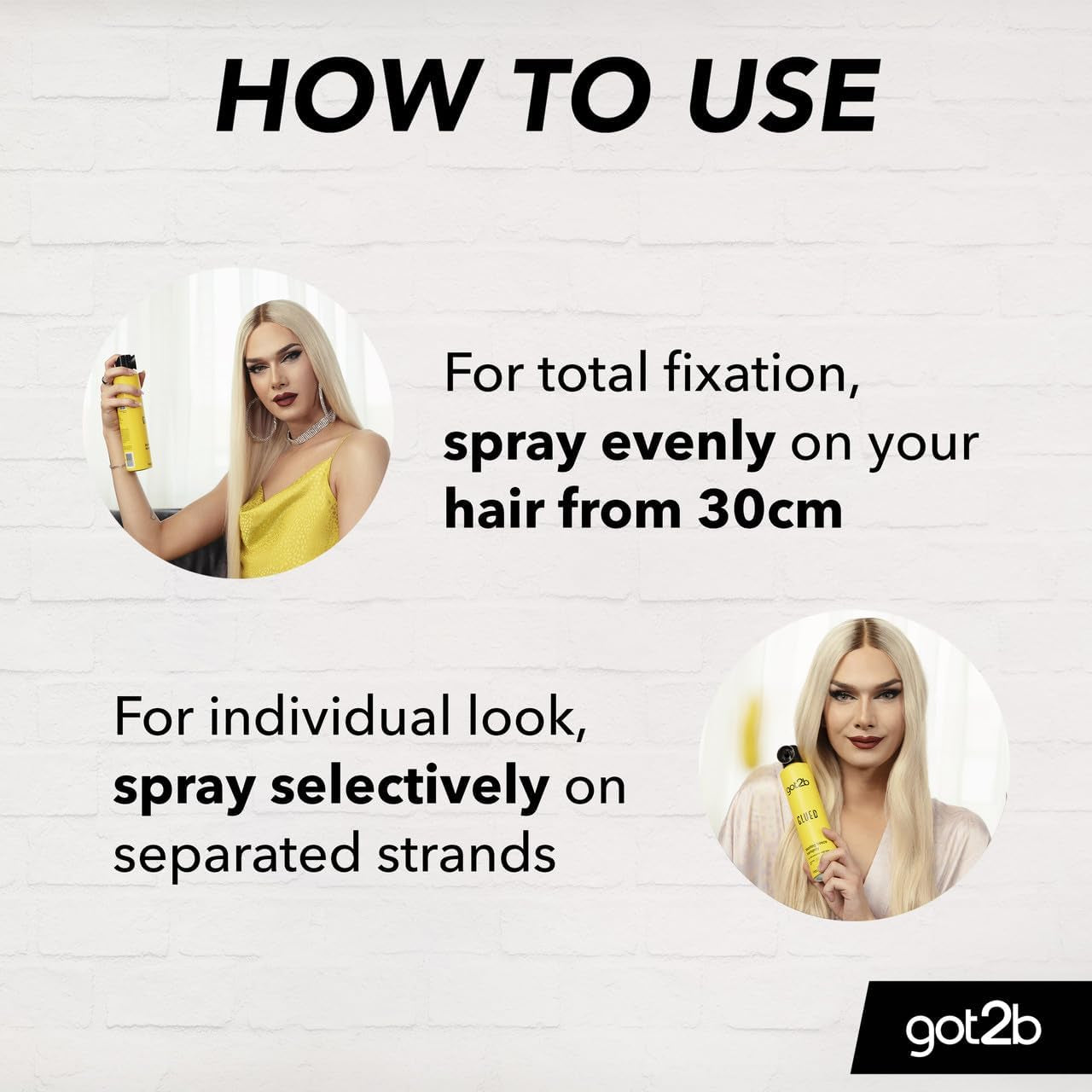 Glued Blasting Freeze Hairspray 300 Ml, Glued Hairspray for up to 72H Ultra Strong Hold, Hairspray , for Extreme Hairstyles, Vegan Formula